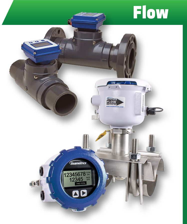 two types of Seametrics Flow meters